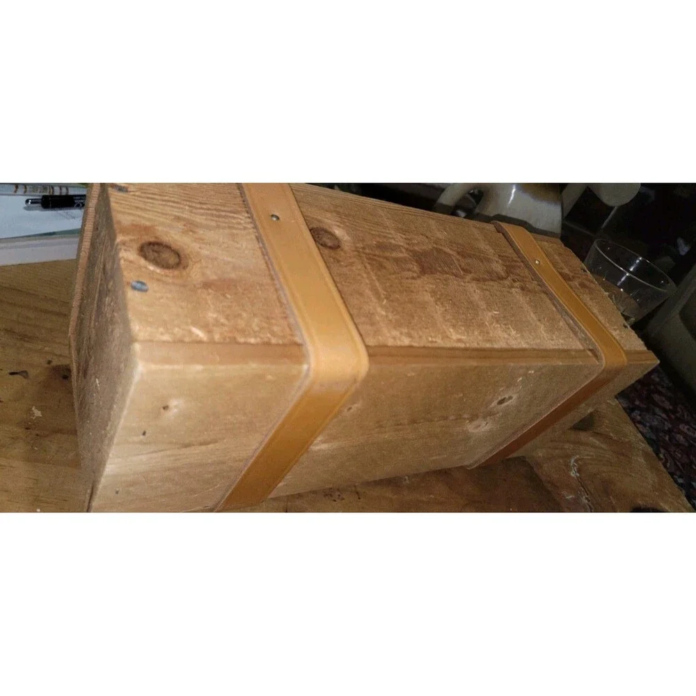 Macallan 25 Year Anniversary Malt Empty Bottle Unwashed Pristine Wood Box & Hay